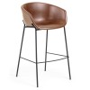 Барный стул Zadine (Задин) экокожа  светло-коричневый 65 см. - 123421 – 2