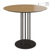 Стол Pipe Table  0190 черный d-700 RAL 9005 - 700513 – 2