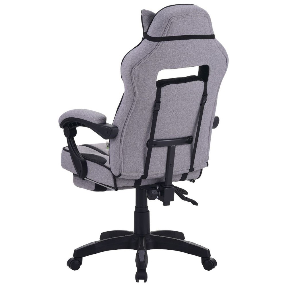 Геймерське крісло VR Racer Textile Webster сірий / чорний - 100508 – фото 5 Геймерське крісло VR Racer Textile Webster сірий / чорний - 100508 – фото 5