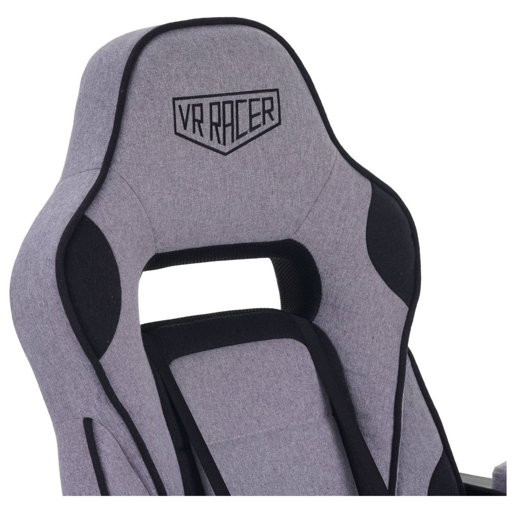 Геймерське крісло VR Racer Textile Webster сірий / чорний - 100508 – фото 10 Геймерське крісло VR Racer Textile Webster сірий / чорний - 100508 – фото 10