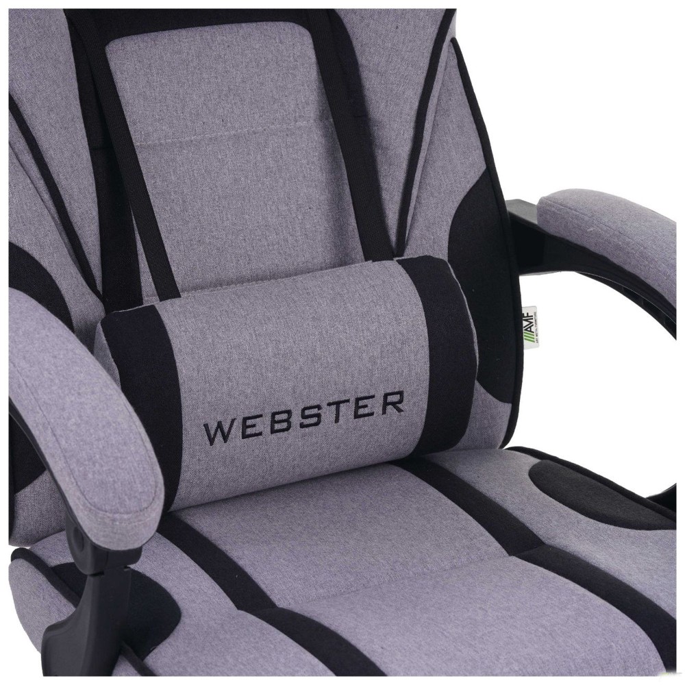 Геймерське крісло VR Racer Textile Webster сірий / чорний - 100508 – фото 12 Геймерське крісло VR Racer Textile Webster сірий / чорний - 100508 – фото 12