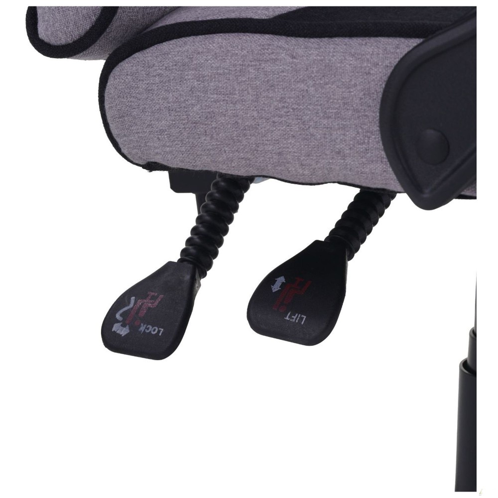 Геймерське крісло VR Racer Textile Webster сірий / чорний - 100508 – фото 13 Геймерське крісло VR Racer Textile Webster сірий / чорний - 100508 – фото 13