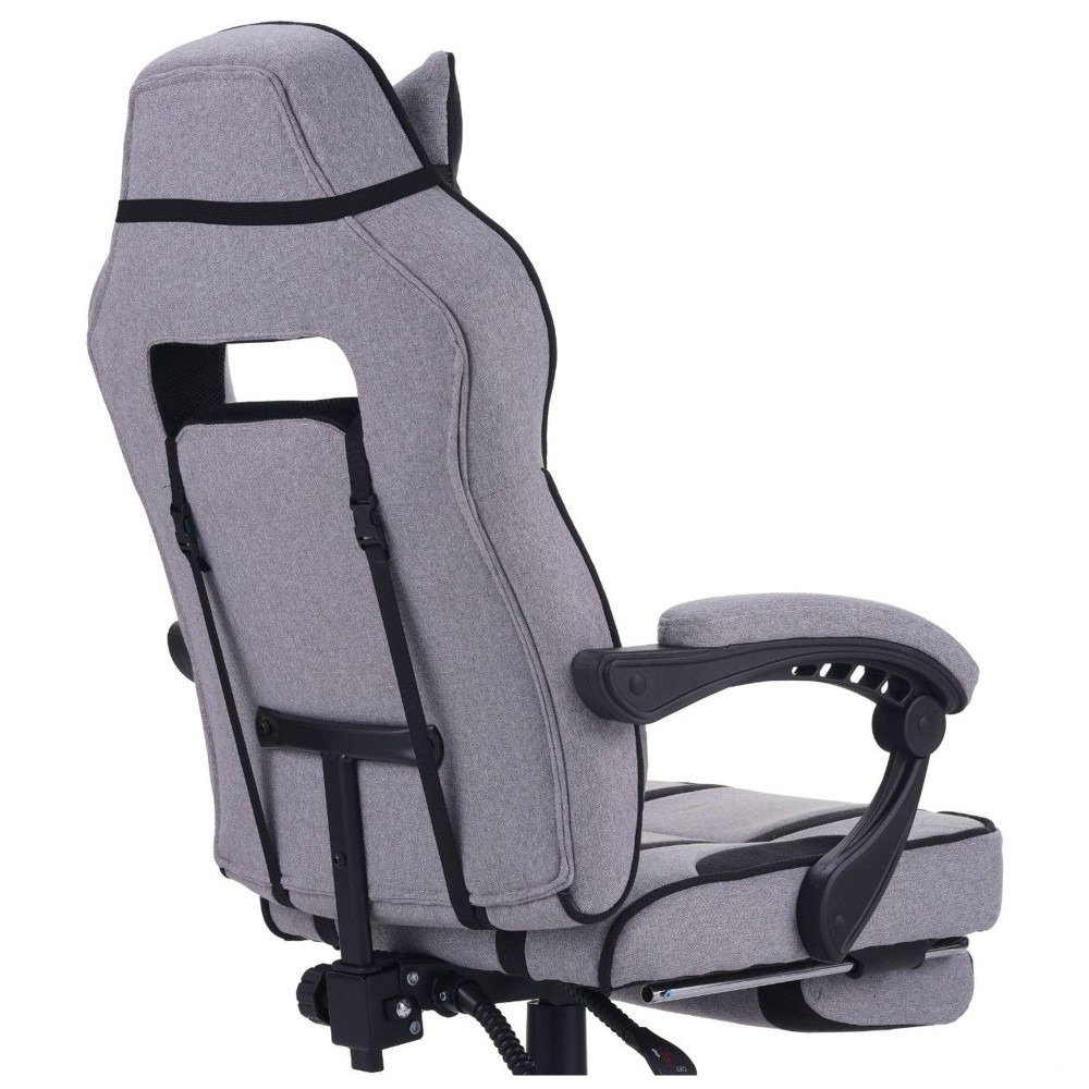 Геймерське крісло VR Racer Textile Webster сірий / чорний - 100508 – фото 14 Геймерське крісло VR Racer Textile Webster сірий / чорний - 100508 – фото 14