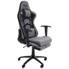 Геймерське крісло VR Racer Textile Craft  сірий / чорний - 100505 – мініатюра 1