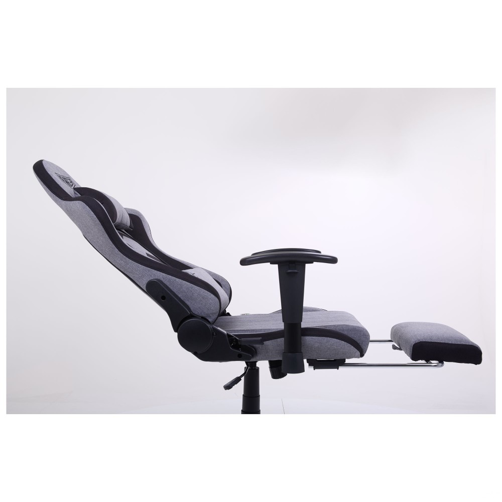 Геймерське крісло VR Racer Textile Craft сірий / чорний - 100505 – фото 5 Геймерське крісло VR Racer Textile Craft сірий / чорний - 100505 – фото 5