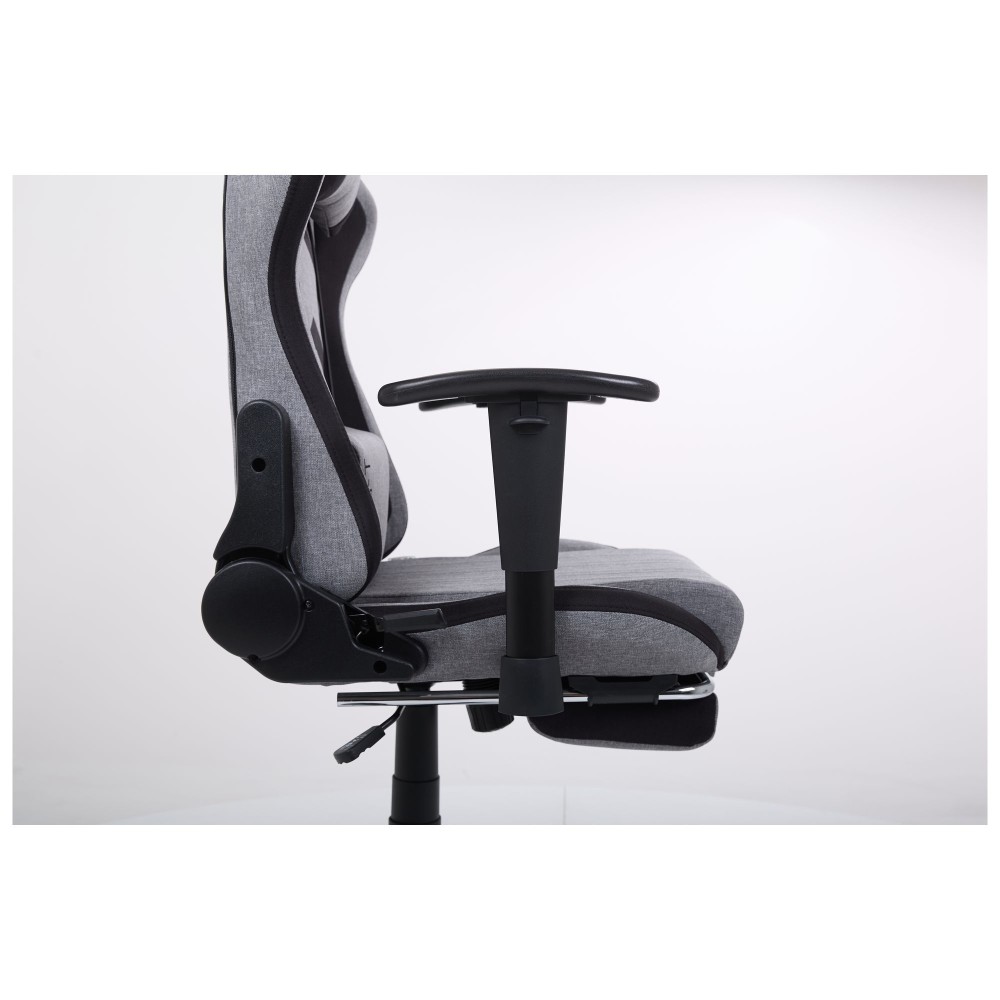 Геймерське крісло VR Racer Textile Craft сірий / чорний - 100505 – фото 8 Геймерське крісло VR Racer Textile Craft сірий / чорний - 100505 – фото 8