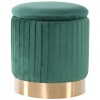 Пуф Little Monte  Green / Golden Chrom - 898631 – мініатюра 1