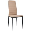 Стілець Сицилія Нью чорний шкірзам PVC бежевий - 898017 – мініатюра 1