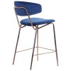 Барний стілець Alphabet C  gold / royal blue - 123316 – 6