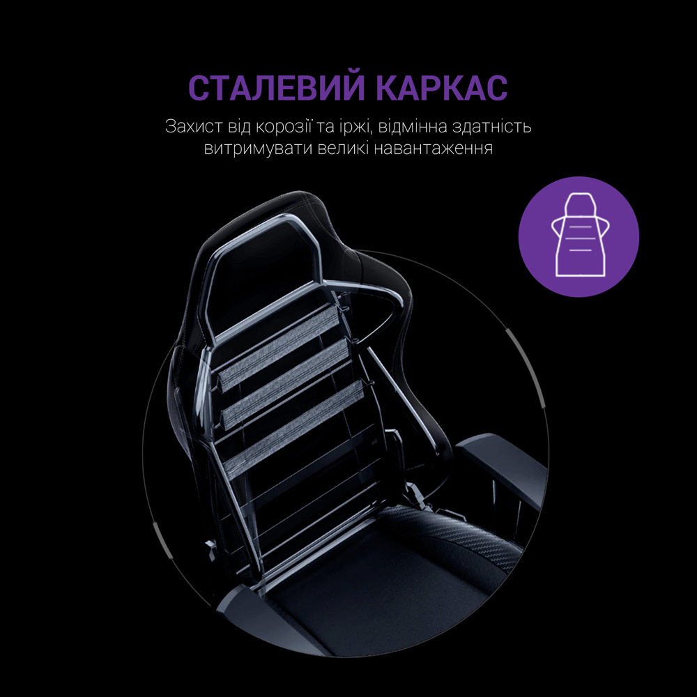 Геймерське крісло Anda Seat Luna Size L Black Fabric Black fabric - 897517 – фото 10 Геймерське крісло Anda Seat Luna Size L Black Fabric Black fabric - 897517 – фото 10