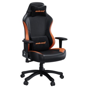 Геймерське крісло Anda Seat Luna Size L Black&Orange PVC - 897511