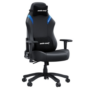 Геймерське крісло Anda Seat Luna Size L Black/Blue PVC - 897519