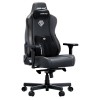 Крісло ігрове Anda Seat Kaiser 3E XL Black PVC чорний - 895938 – мініатюра 1
