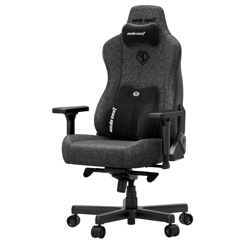 Крісло ігрове Anda Seat Kaiser 3E XL Dark Grey Fabric темно-сірий - 895936 – фото 3 Крісло ігрове Anda Seat Kaiser 3E XL Dark Grey Fabric темно-сірий - 895936 – фото 3