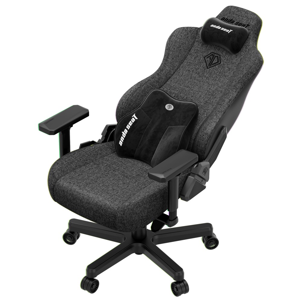 Крісло ігрове Anda Seat Kaiser 3E XL Dark Grey Fabric темно-сірий - 895936 – фото 7 Крісло ігрове Anda Seat Kaiser 3E XL Dark Grey Fabric темно-сірий - 895936 – фото 7