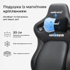 Крісло ігрове Anda Seat Kaiser 4 V2 Size XL Dark Gray Fabric темно-сірий - 895930 – мініатюра 10
