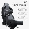 Крісло ігрове Anda Seat Kaiser 4 V2 Size XL Dark Gray Fabric темно-сірий - 895930 – мініатюра 15