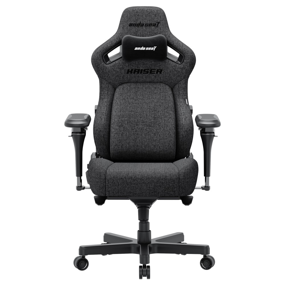 Крісло ігрове Anda Seat Kaiser 4 V2 Size XL Dark Gray Fabric темно-сірий - 895930 – фото 2 Крісло ігрове Anda Seat Kaiser 4 V2 Size XL Dark Gray Fabric темно-сірий - 895930 – фото 2