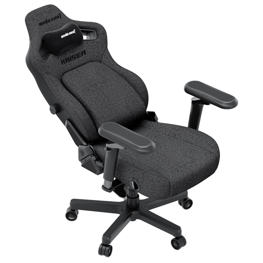 Крісло ігрове Anda Seat Kaiser 4 V2 Size XL Dark Gray Fabric темно-сірий - 895930 – фото 7 Крісло ігрове Anda Seat Kaiser 4 V2 Size XL Dark Gray Fabric темно-сірий - 895930 – фото 7