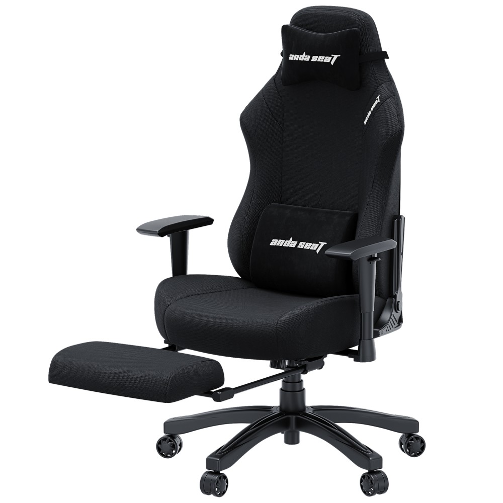 Игровое кресло Anda Seat Luna Pro Size L Black Fabric черный - 896632 – фото 3 Игровое кресло Anda Seat Luna Pro Size L Black Fabric черный - 896632 – фото 3