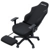 Игровое кресло Anda Seat Luna Pro Size L Black Fabric  черный - 896632 – мініатюра 6