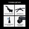 Игровое кресло Anda Seat Luna Pro Size L Gray Fabric  серый - 896631 – мініатюра 15