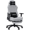 Игровое кресло Anda Seat Luna Pro Size L Gray Fabric  серый - 896631 – мініатюра 1