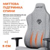Ігрове крісло Anda Seat Novis Size L Gray Fabric  сірий - 896630 – мініатюра 8
