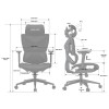 Игровое кресло Anda Seat X-Air Mega Size XL Mesh Gray серый - 896633 – мініатюра 18