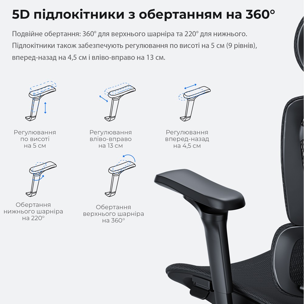 Ігрове крісло Anda Seat X-Air Pro Size XL Mesh Gray сірий - 896634 – фото 12 Ігрове крісло Anda Seat X-Air Pro Size XL Mesh Gray сірий - 896634 – фото 12