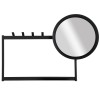Вішалка з дзеркалом Entry Kit3  чорний - 896943 – мініатюра 1