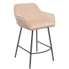 Полубарный стул Tomas  черный прямоугольные Enjoy 1 Beige - 123464 – 8