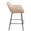 Полубарный стул Tomas  черный прямоугольные Enjoy 1 Beige - 123464 – 7
