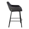 Полубарное кресло Magic Velvet 2219 выставочный образец 1 шт  черный - 985110 – 4