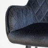 Полубарное кресло Magic Velvet 2219 выставочный образец 1 шт  черный - 985110 – 5