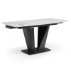 Стіл Lamberg 120-160 см  Polar White Glossy - 702510 – мініатюра 1