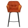 Напівбарний стілець Frank  чорний прямокутні Boston 6 - 700972 – 2