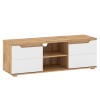 Тумба под ТВ Vincent B белый + дуб - 402116 – мініатюра 1