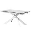 Стол Gracio Carrara White 160-240 см  Straturario White - 221311 – мініатюра 1