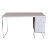 Письменный стол Scandic (Скандик)  белый металл + белый 60х100 - 220112 – 2