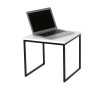 Журнальный стол Drom54  черный металл - белый - 270164 – 2