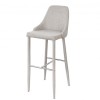 Барный стул Leon светло-серый - 123797 – мініатюра 1