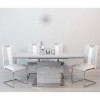 Стол Houston Light Grey Gloss 120-160 см  светло-серый - 211893 – 3