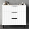 Комод Нью-Йорк чорний метал білий - 899049 – мініатюра 1