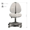 Детское кресло Brassica  серый без подлокотников чехол для кресла - 899843 – 7