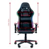Геймерское кресло GamePro Hero RGB GC-700  Black - 800883 – 11