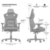 Геймерське крісло Anda Seat Kaiser Frontier XL Grey fabric  Grey - 701950 – 16