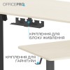 Стол с электро регулировкой высоты Officepro ODE1470LWB Light Wood/Black - 895144 – мініатюра 6