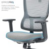 Крісло офісне Officepro Elegant OC600-B-DG-DG  Black/Dark Gray - 896172 – мініатюра 13