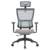 Крісло офісне Officepro Elegant OC600-B-DG-DG  Black/Dark Gray - 896172 – мініатюра 2